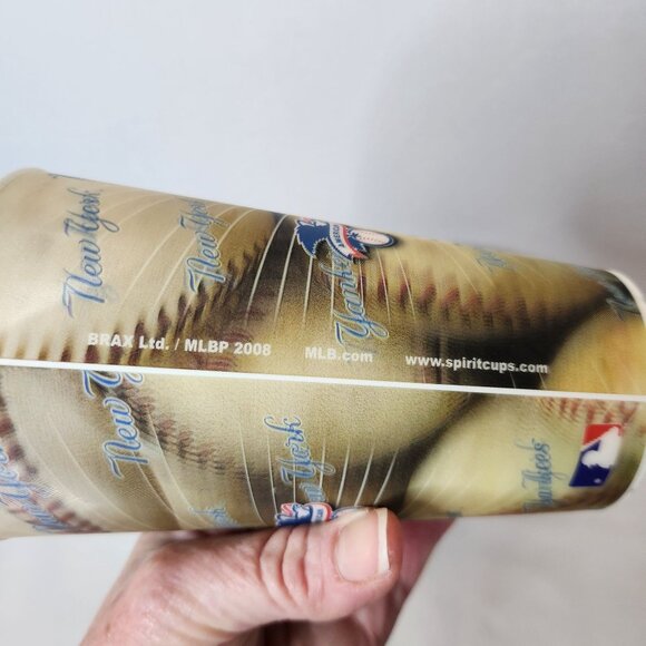 New York Yankees 2008 Hologram Cup Collectible Plastic Cups By Brax Ltd - Picture 4 of 5
